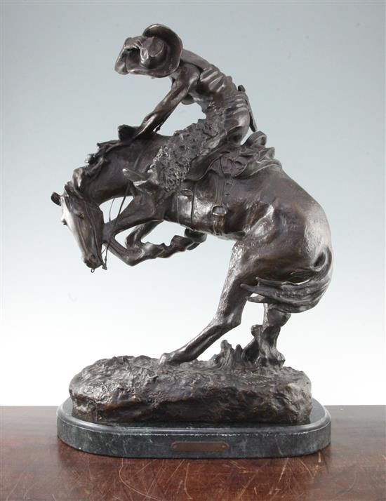 After Frederic Remington. The Rattle Snake, 24in.